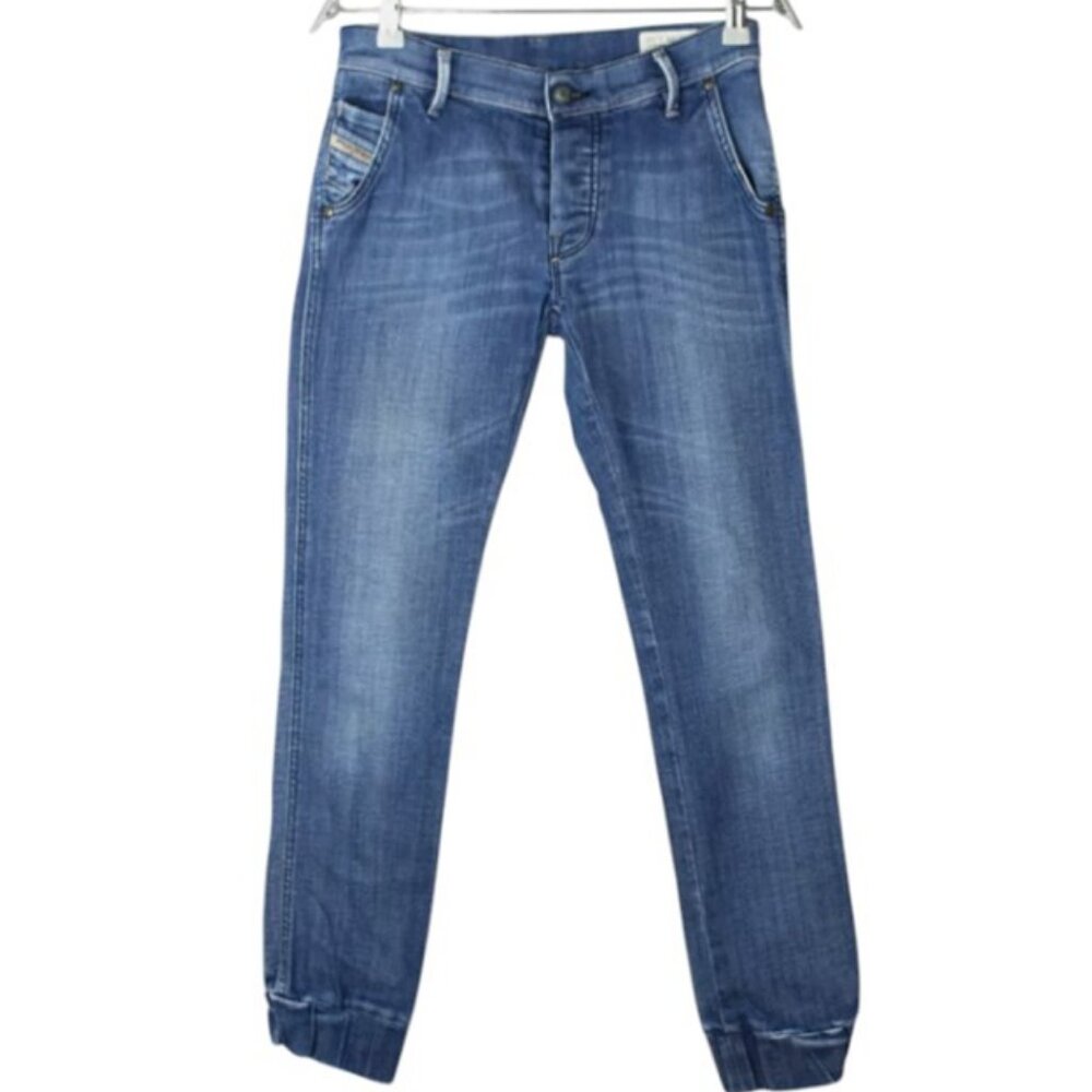 Diesel Joyze blue slim stretch denim pants size 28 - Picture 1 of 7